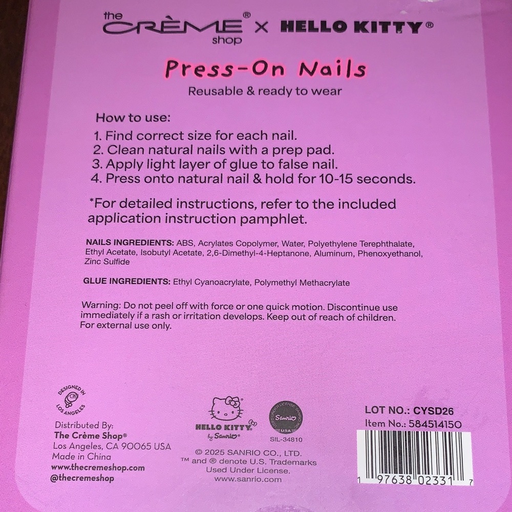 🆕-Hello Kitty Halloween Press-On Nails - Picture 4 of 6